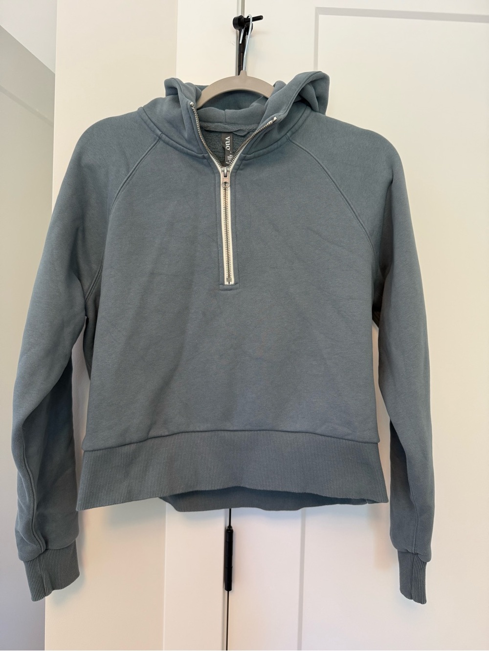 Vuori Half-Zip Hoodie - Slate Green-Blue
